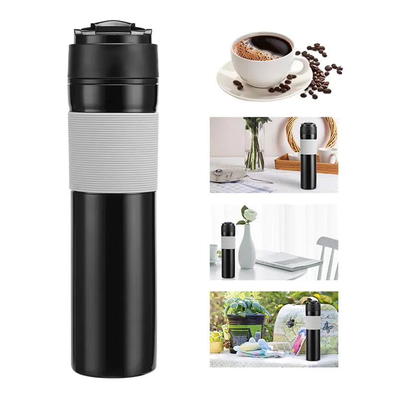 Portable French Press Coffee Maker for Outdoor Use