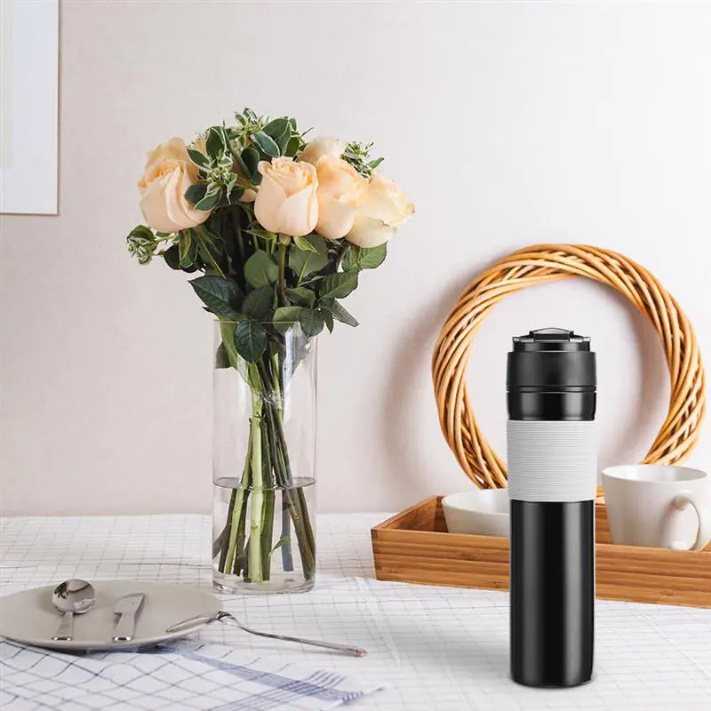 Portable French Press Coffee Maker for Outdoor Use